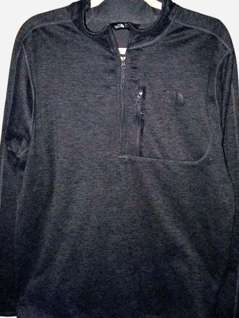 The North Face Men's Black Zip-Up Pullover Sweater